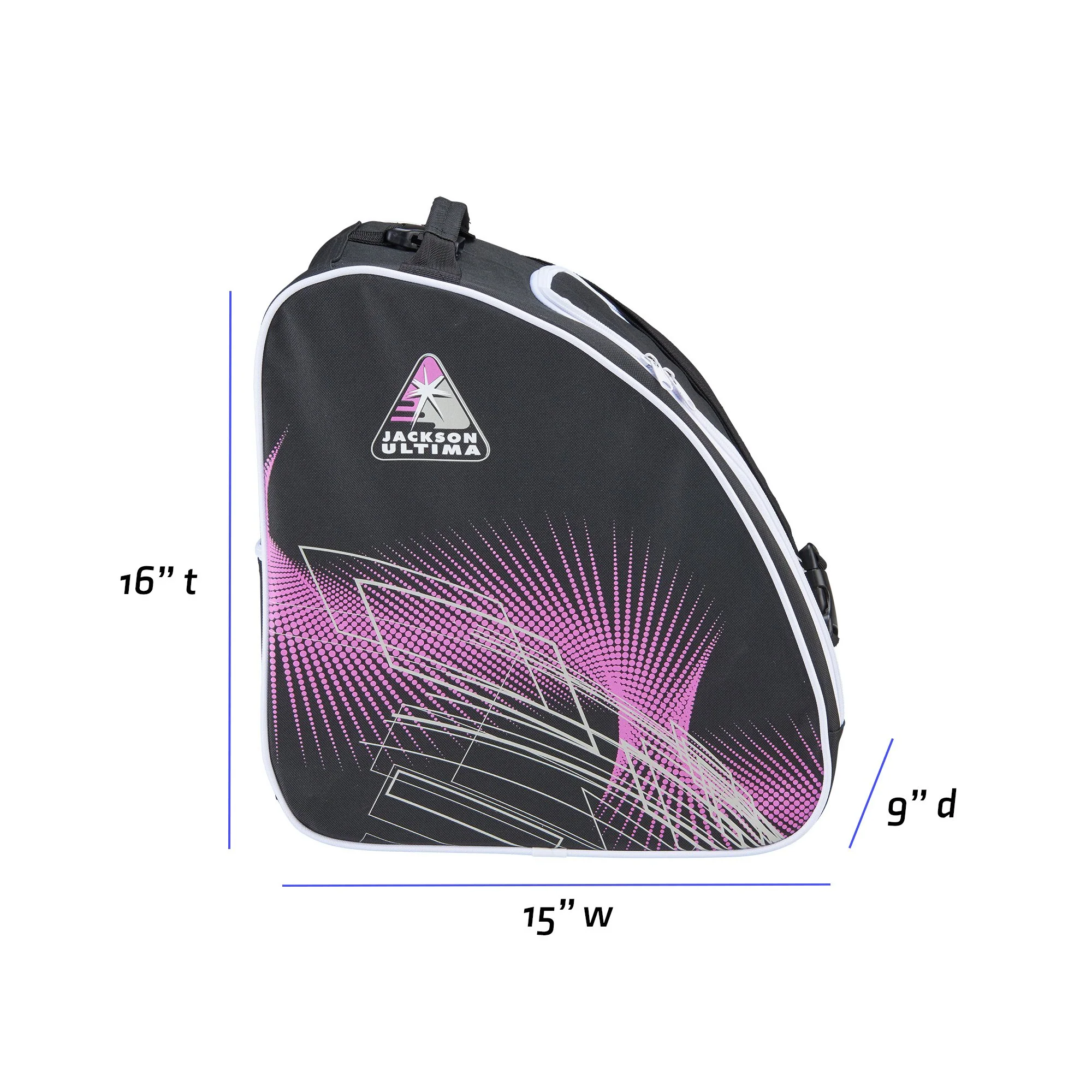 JACKSON OVERSIZED SKATE BAG (BLACK/PURPLE) - Image 3