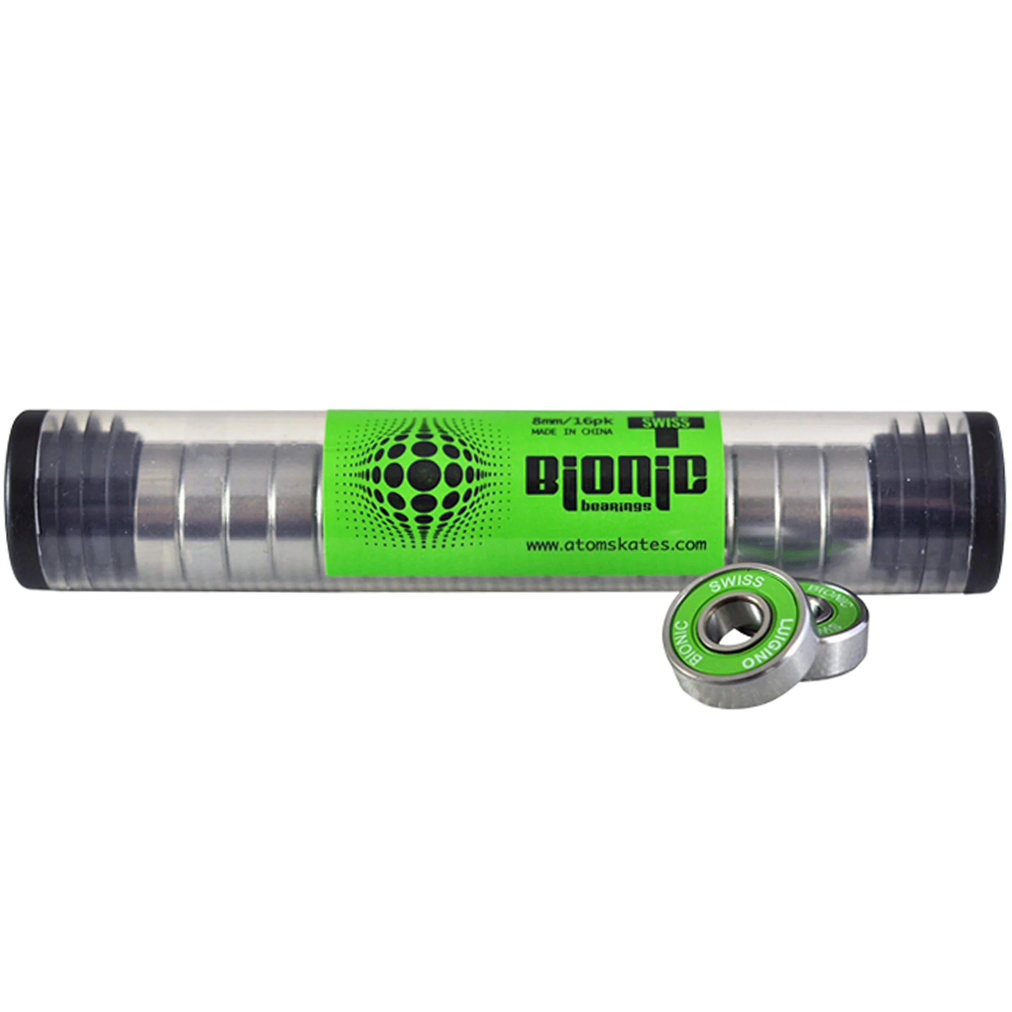 BIONIC SWISS 8MM BEARINGS (16-PACK)